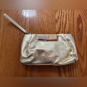 Victoria’s Secret Gold Cosmetic Bag